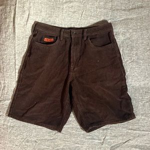 Empyre Brown Corduroy Shorts Size 32W